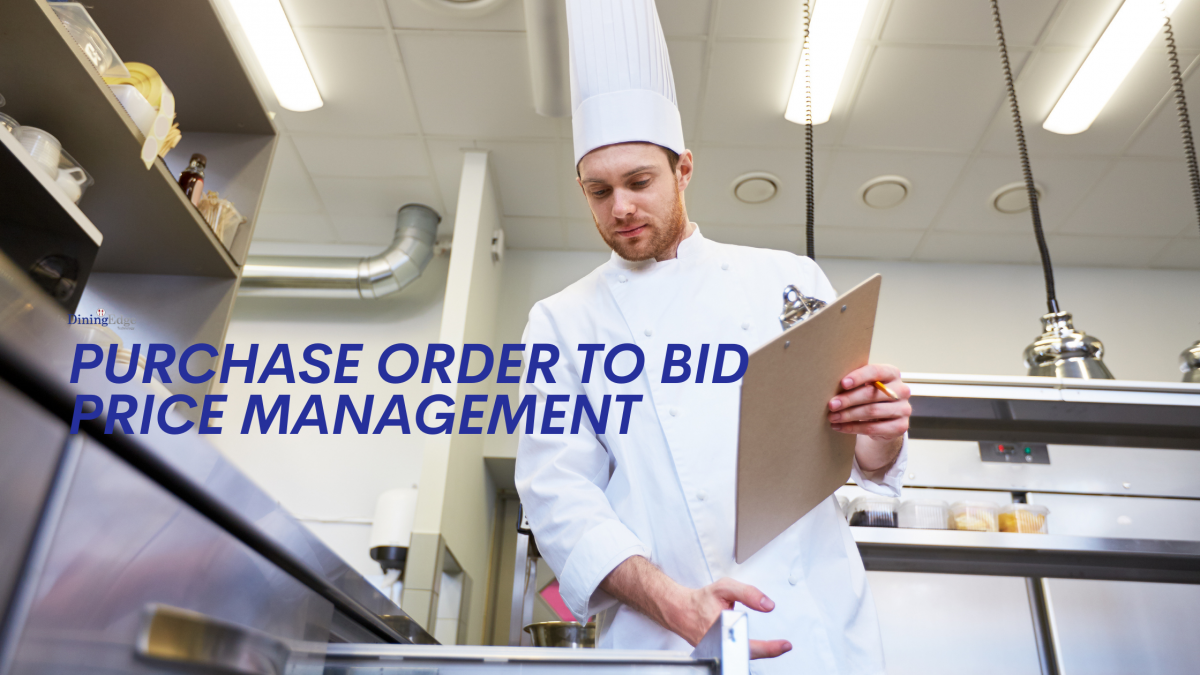 Purchase Order to Bid Price Management